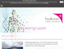 Tablet Screenshot of holicon.de